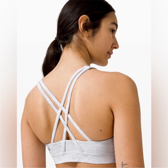 Lululemon Athletica Light Gray Sports Bra - Picture 4 of 4
